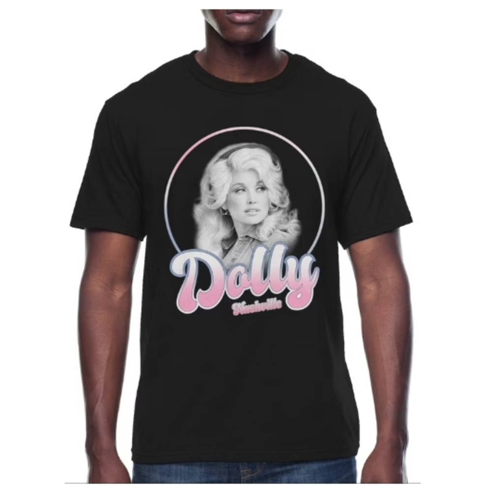 Retro Dolly Parton Nashville Graphic Band Tee NWT - Picture 2 of 7